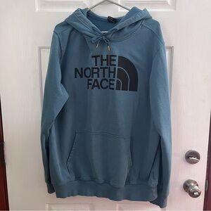 The North Face Men's Blue Hoodie Sweatshirt